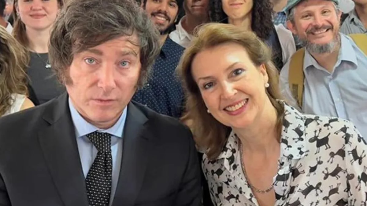 Javier Milei y Diana Mondino